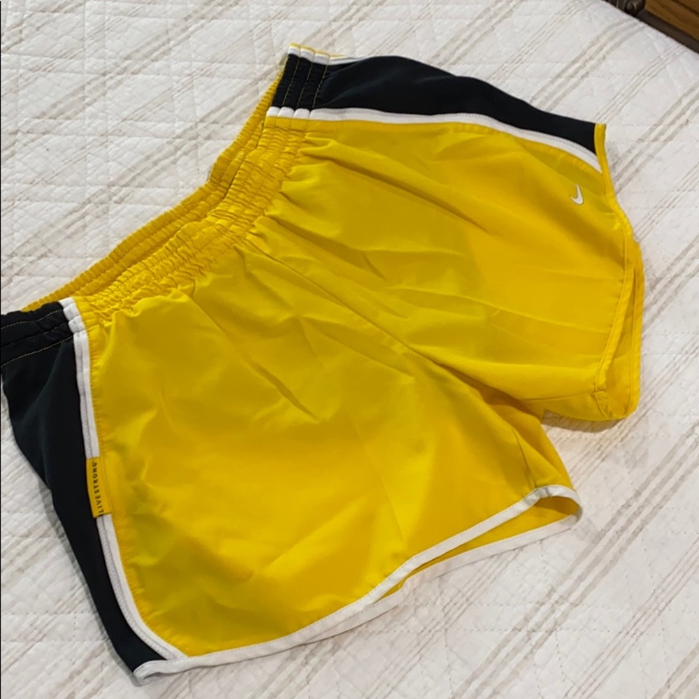 Live Strong Nike running shorts!